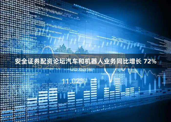 安全证券配资论坛汽车和机器人业务同比增长 72%