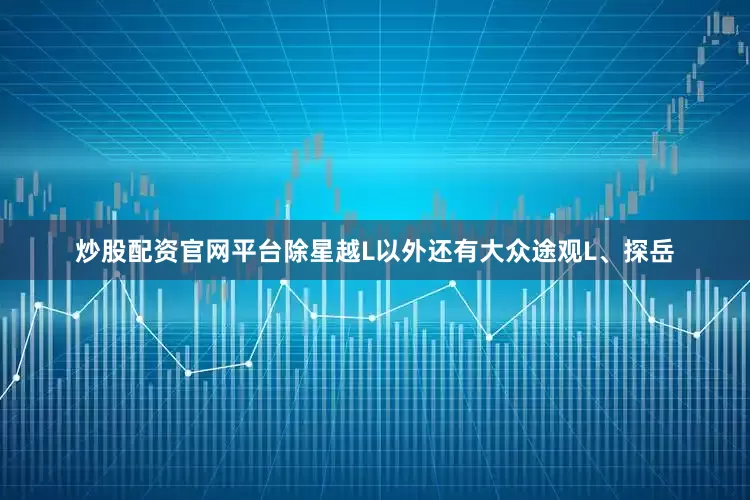 炒股配资官网平台除星越L以外还有大众途观L、探岳