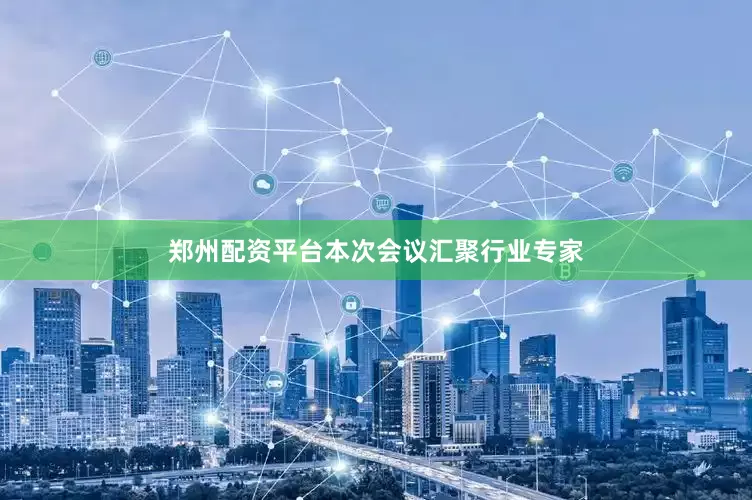 郑州配资平台本次会议汇聚行业专家